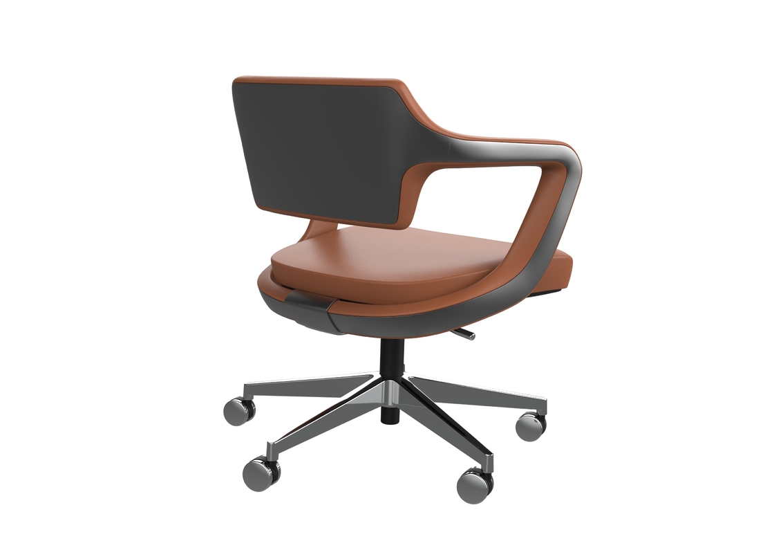 Aluminium Base Ergonomic office Chair With  Back
